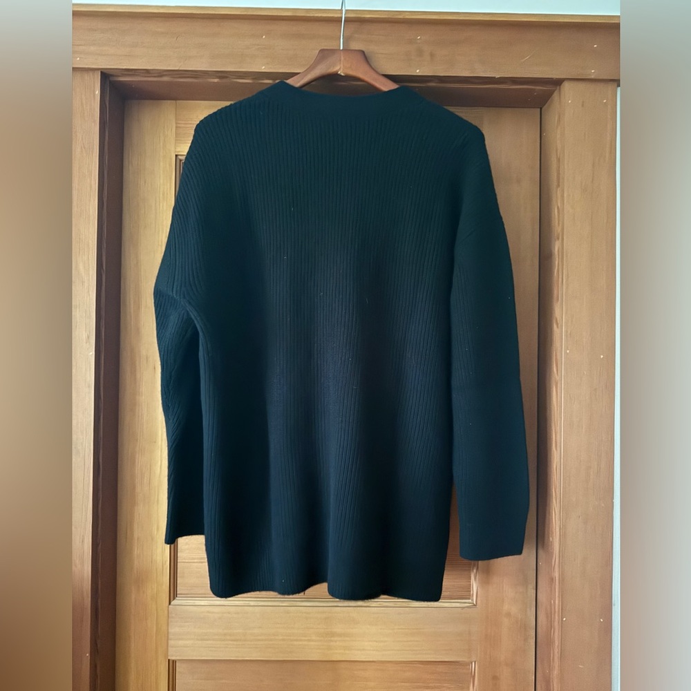 Quince Mongolian 2.0 Cashmere Oversized Boyfriend Cardigan Sweater, NWT, L - Picture 2 of 7